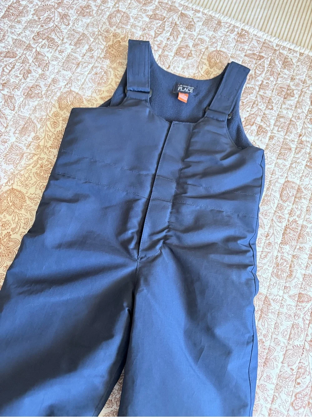 The Children's Place Navy Kids Snow Bib Overalls - 2T